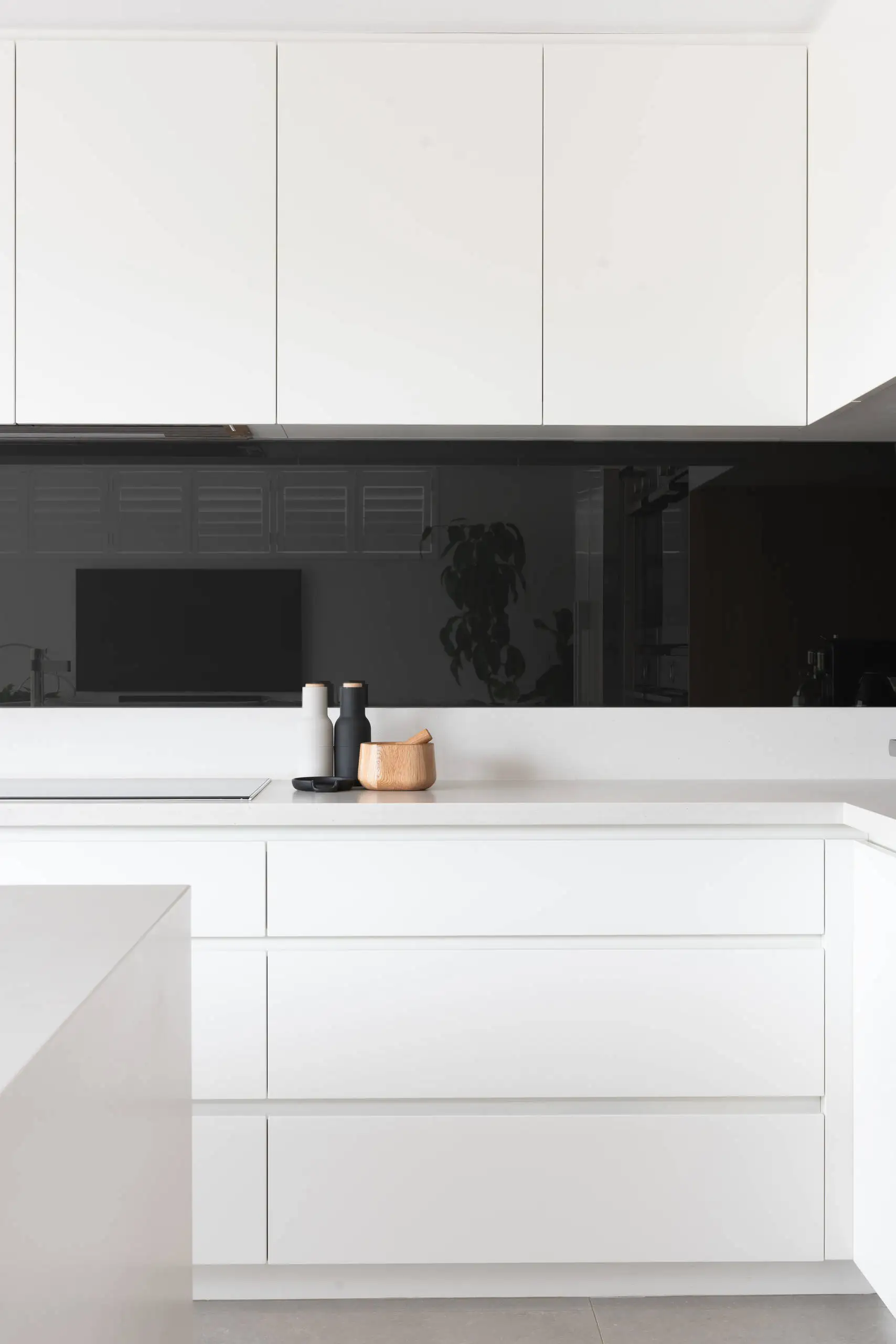 CBMmart split-new customized Kitchen Cabinet factory modular set green fresh, simple, unassuming house apartment kitchen