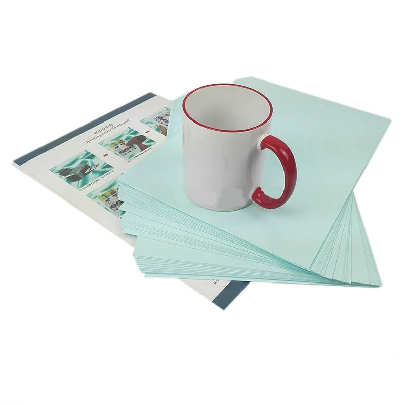 A4 Blue Backing Waterslide Decal Paper Laser Clear 100 Sheets Water Slide Transfer Paper Printable  Film