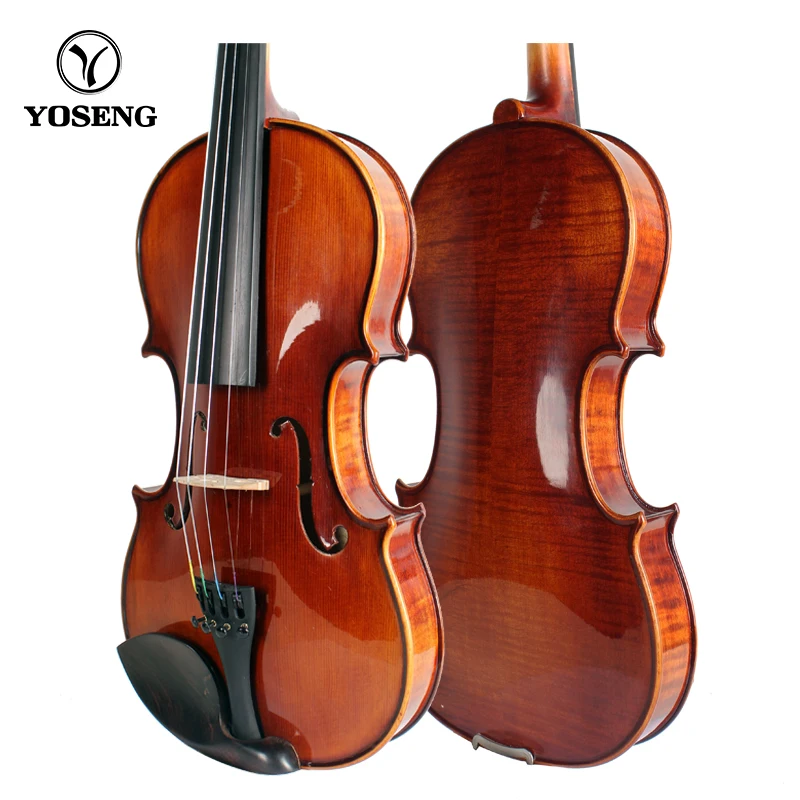 China Factory Professional Spruce Flamed Violin