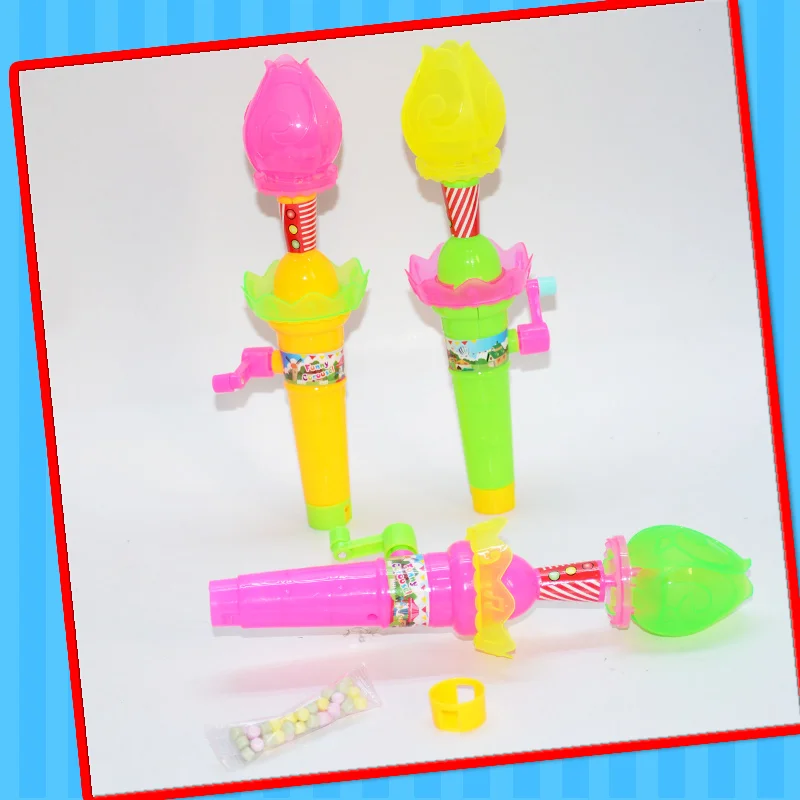 Wholesale china specializing in the production of toy candy factory lighting stick flash lotus toy  best sell in 1 dollar shop