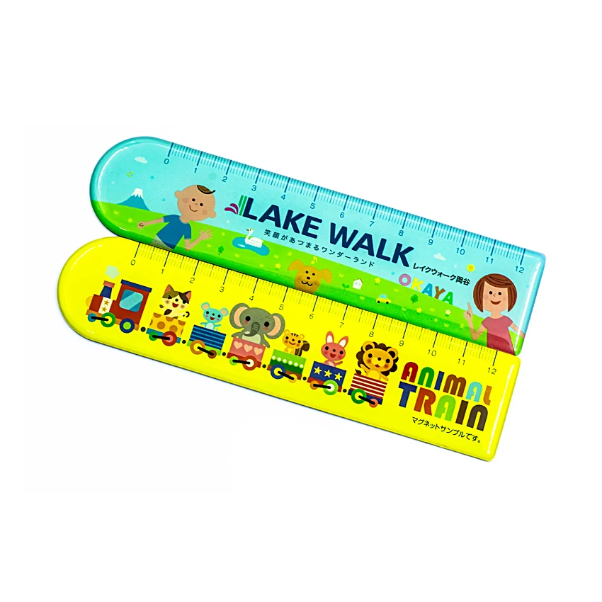 Magnetic ruler ruler measuring supplies can be adsorbed ruler magnetic strip stick white board blackboard magnet bar teaching sp