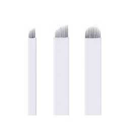 EO GAS Sterilized Microblading Eyebrow U Blade Microblading Needles for Permanent Make up Hairstrokes