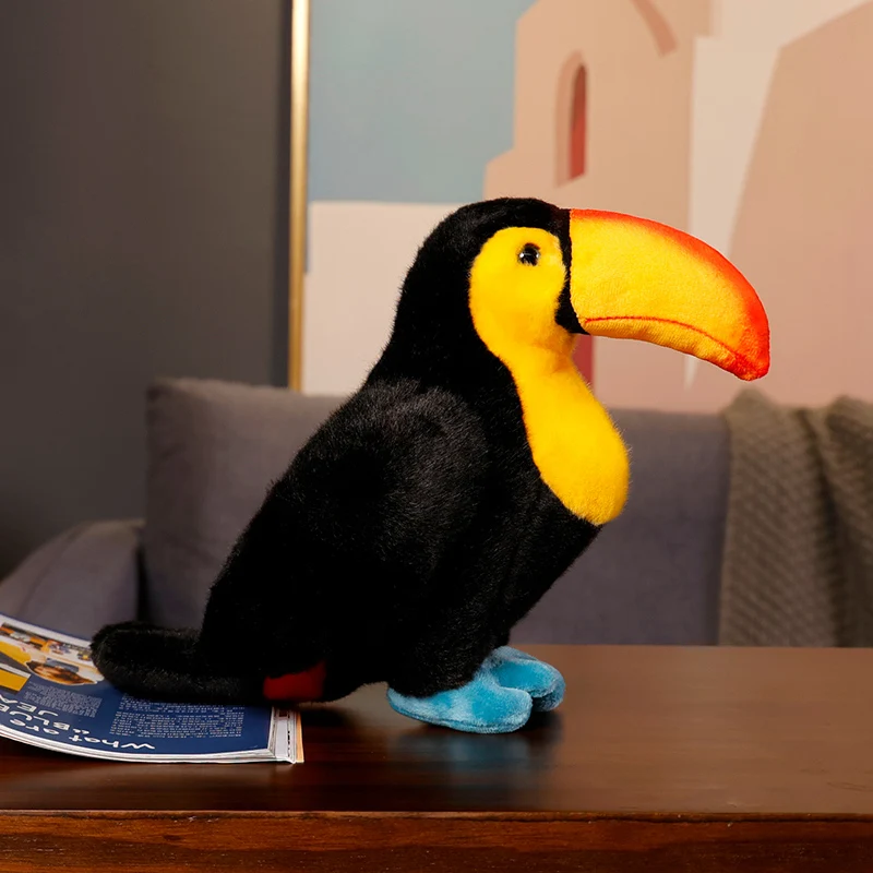 Wholesale Hot Style Plush Toy Stuffed Parrot Toy Colorful Birds Cartoon Parrot