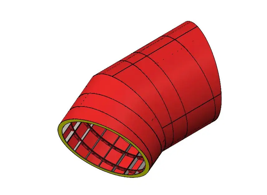 Irregular cylindrical steel formwork Concrete formwork Municipal concrete formwork