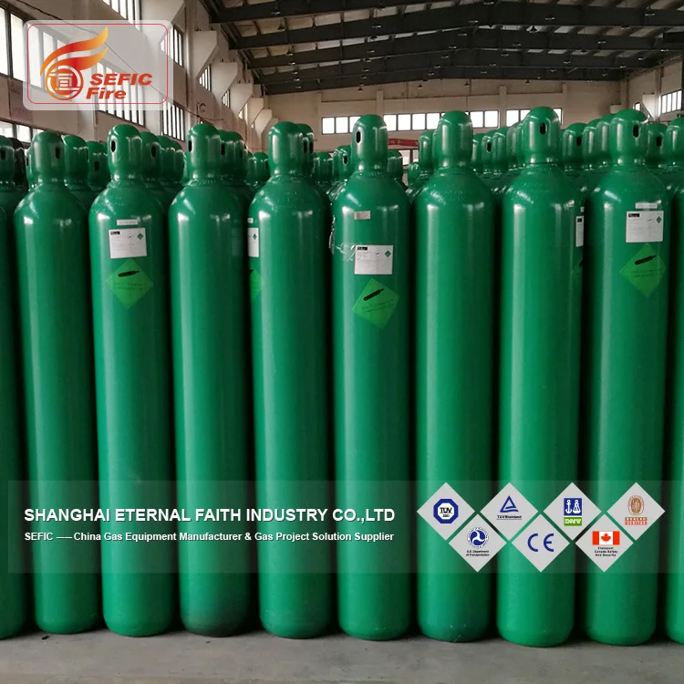 Медицинский кислородный баллон 40L 50L 150bar 200bar рабочее давление