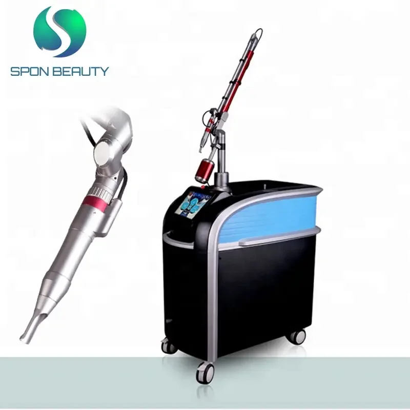 532nm 755nm 1064nm Nd Yag Q-switched pico second sure pico laser nd yag tattoo remover picosecond laser machine