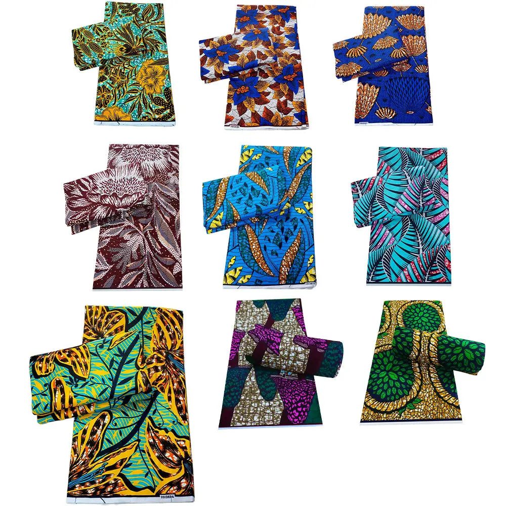 Hot selling hitarget african ankara fabric cotton wax print for dress