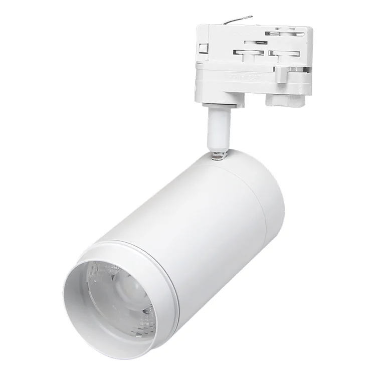 3-phase LED spot for power rails/rail system GU10 rotatable and swivelling for GU10 lamps