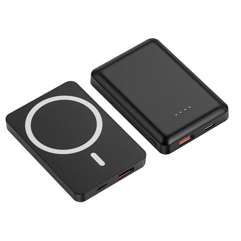 Promotional Wireless Charging Bank 22.5w Two-Way Fast Charge Portable Powerbank Magsafe Powerbank
