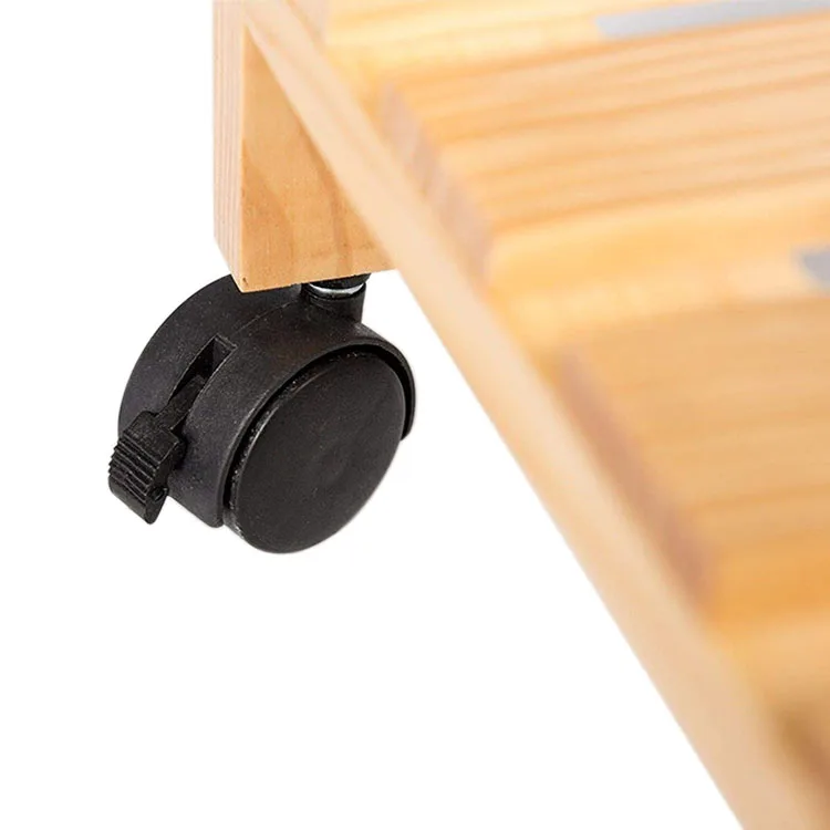 Kitchen Food Storage Shelf with Wheels Storage Serving Rolling Trolley Cart