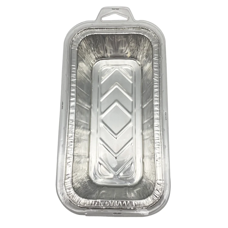 
Large Heavy Duty Aluminum Foil Trays Containers with Board Lids for Cooking Roasting Baking 