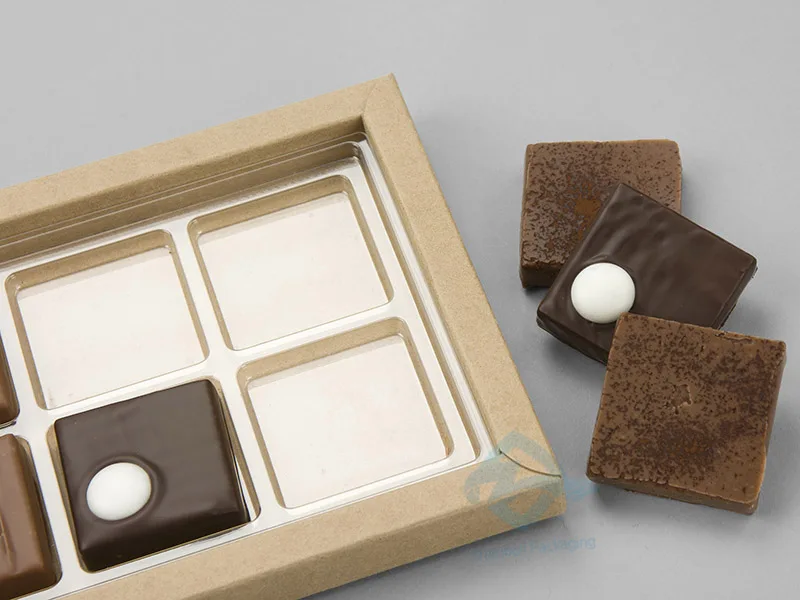 Dessert Packaging Box Wholesale Price Kraft Food Packaging Chocolate Sliding Drawer Box For Chocolate
