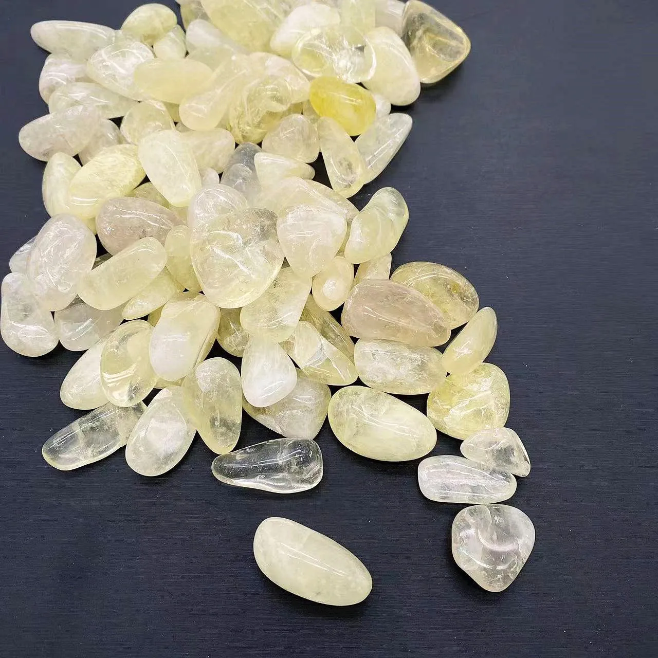 Natural Energy Yellow Crystal Healing Stone Gravel Citrine Tumbled Stone for Decorate