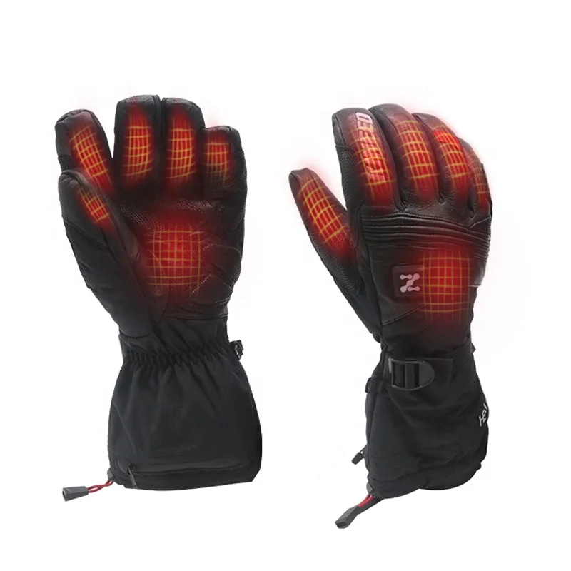 Мужские и женские водонепроницаемые перчатки с электроподогревом перезаряжаемой