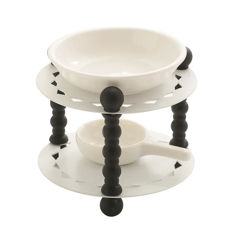 Black And White Sun City Aromatherapy Lamp Iron Aromatherapy Furnace Essential Oil Candle Lamp Furnace Incense SPA