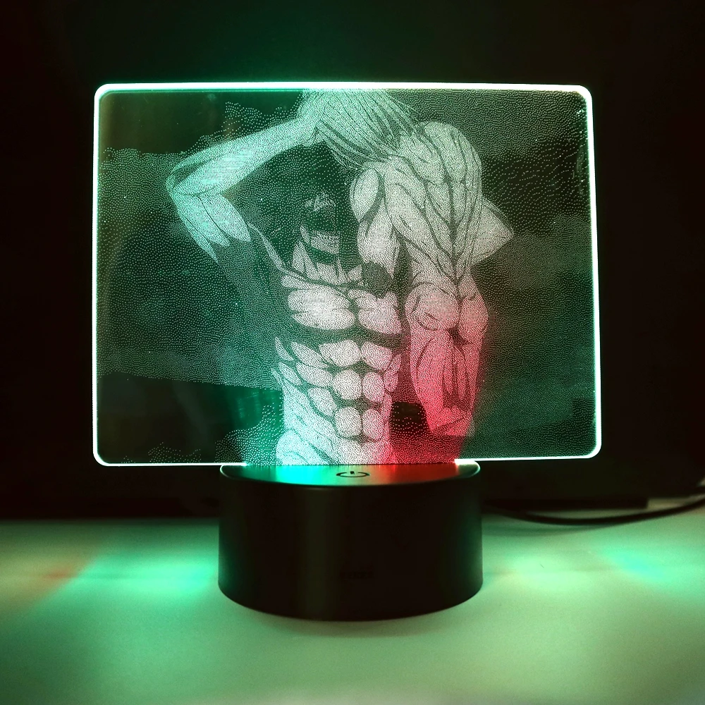 3D Night Lights Optical Illusion Lamps LED Night Lamps Acrylic 3d Light Decorative Gift for Kids