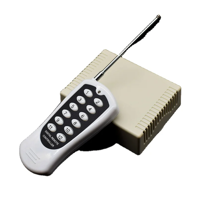 433mhz Universal 12CH Relay Wireless Remote Control Switch 433 MHz RF Receiver Module For Smart Home lighting Switch DC 12V 24v