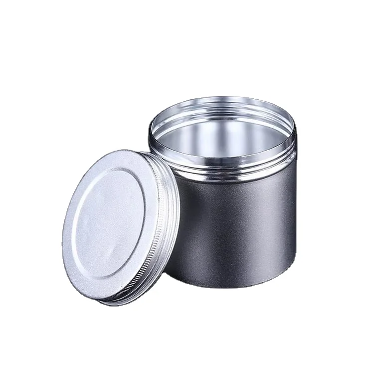  Custom 4oz 250g 350g 150ml 200 ml красочная Оловянная печать круглая белая алюминиевая банка для