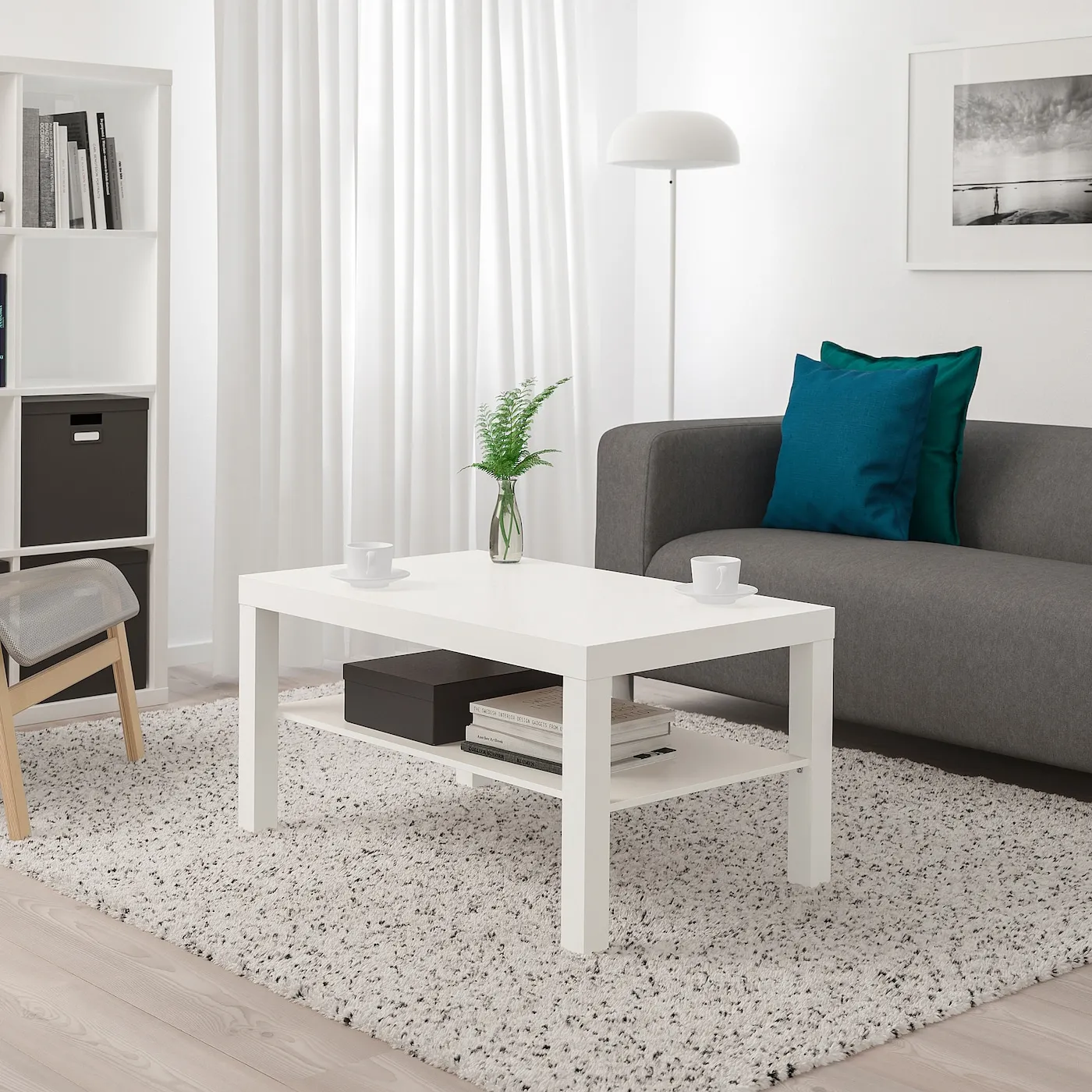 Hot Sales Wholesale LACK White Coffee Table White 90x55 cm  Minimalist and Atmospheric