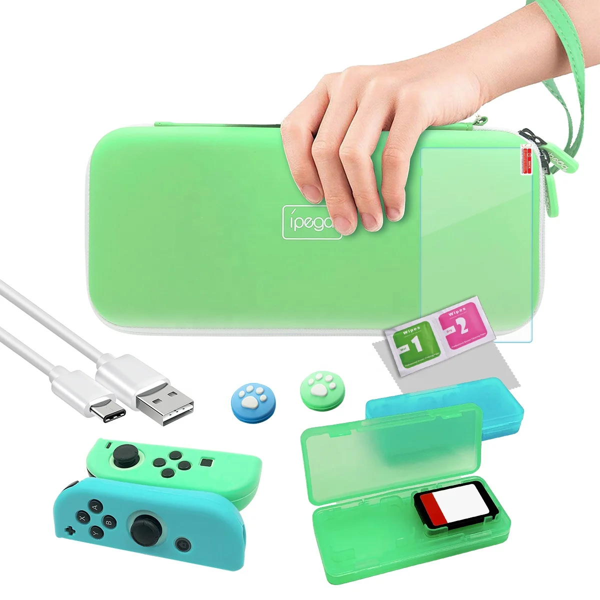 
iPega PG-SW052 12 in 1 Set Super Game Accessories Kit Accessory bundle for Nintendo Switch Lite N-Switch 