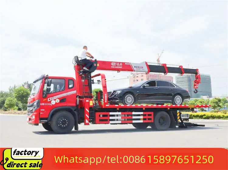 Лидер продаж краны Dongfeng 12 тонн для эвакуаторов гидравлическая лебедка 4x2 бортовой аварийный кран