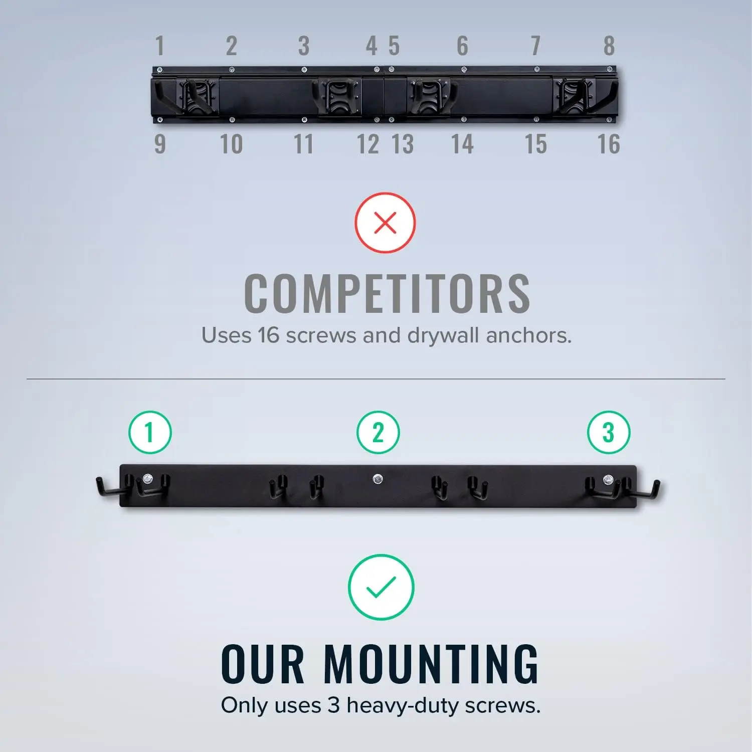 garden wall other bucket tool storage metal rack holders organizer for garage