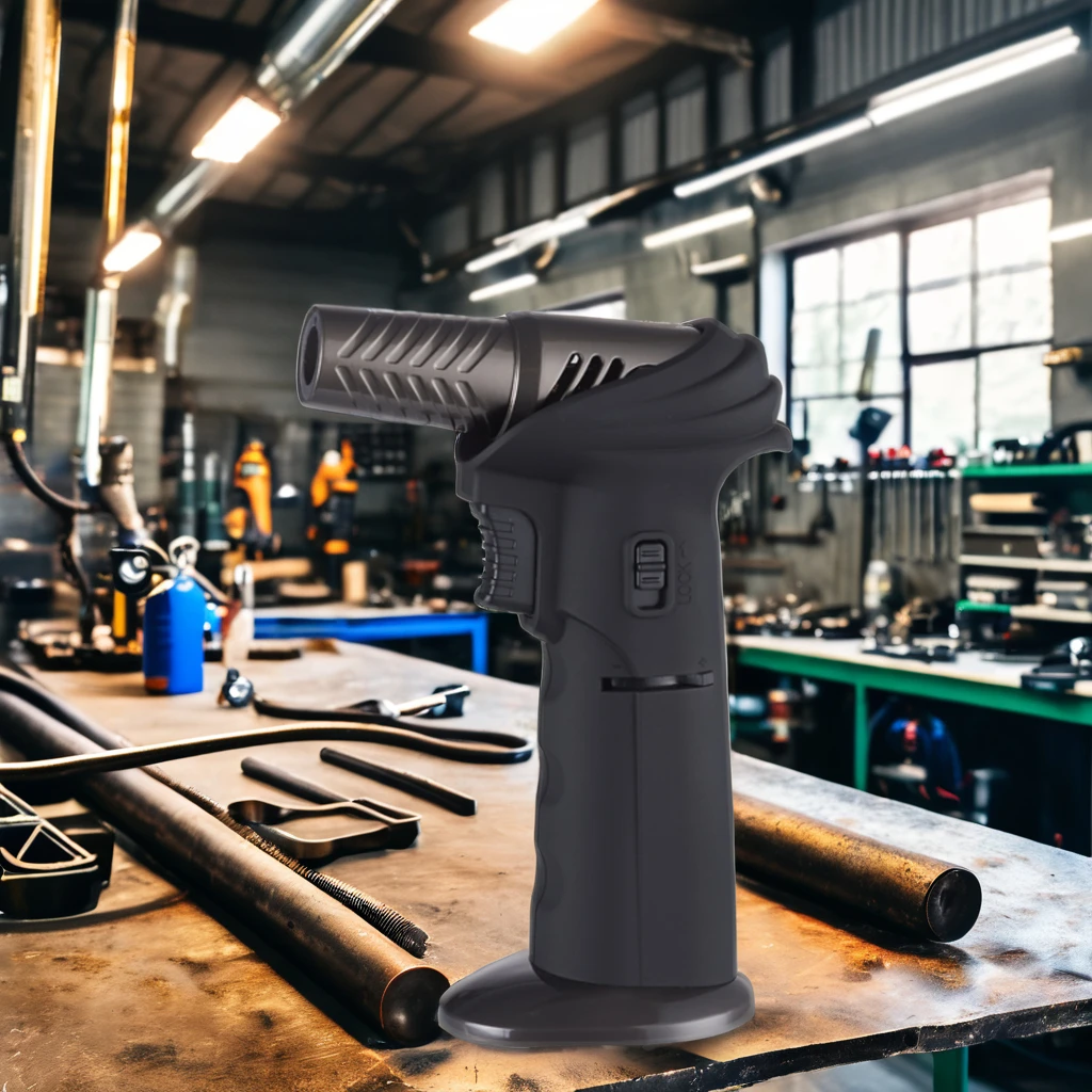 Portable windproof butane gas jet high temperature torch metal jewelry welding lighter