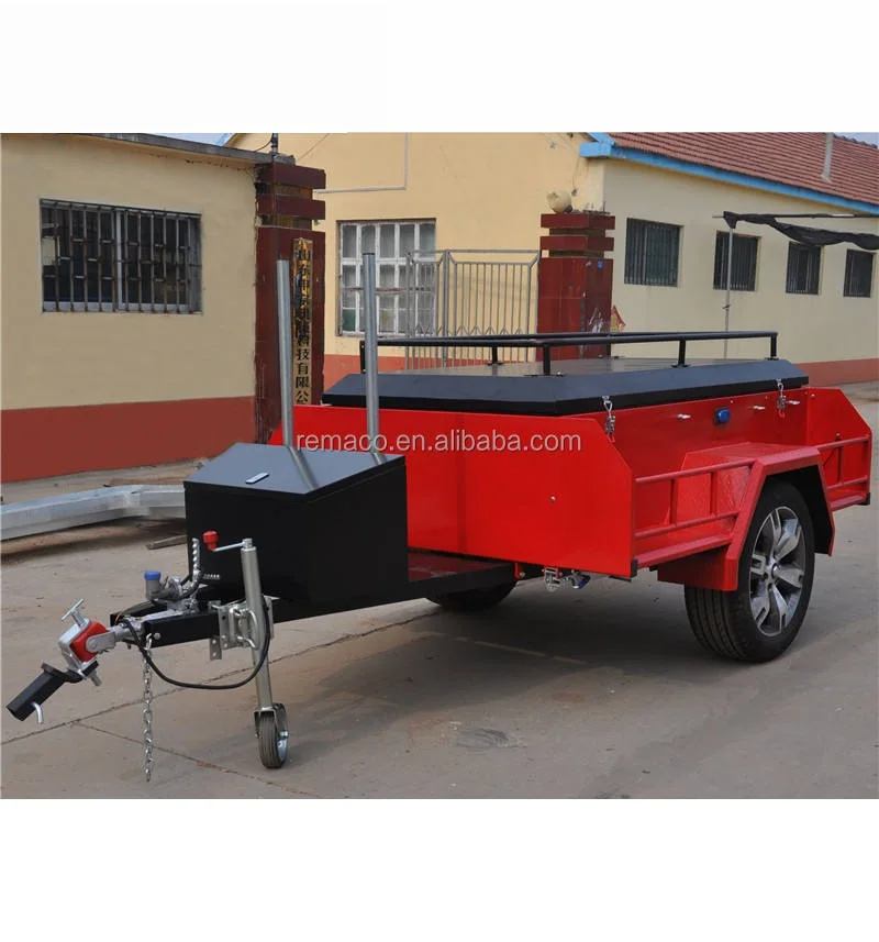 Outdoor Adventure Travel Trailer Offroad Caravan Roof Top Tent Trailer for Camping and Travel