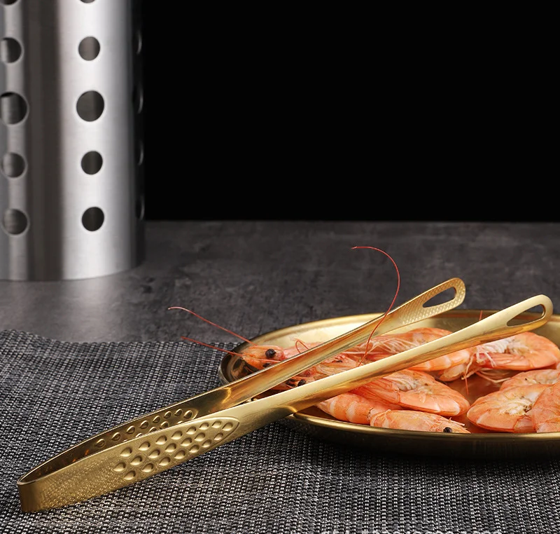 The Best Quality Meat Metal Tongs 304  Stainless Steel Tongs Kitchen Accessories