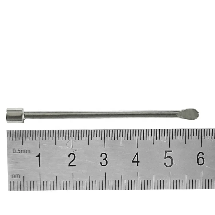 
Custom Dabber Tool 58MM Sliver Wax Dabbing Tool with titanium nail clean tool brush dry herb 