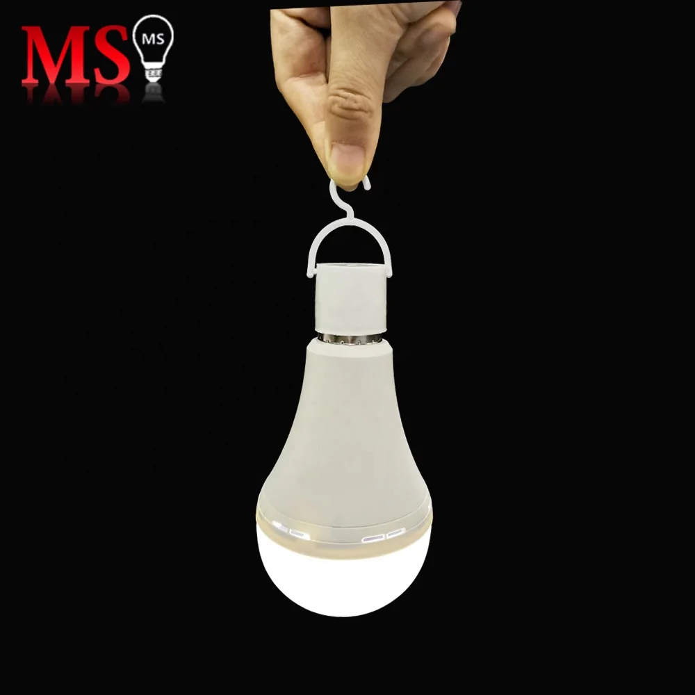 Hotsale Rechargeable led light 9W 12W Emergency Light led bulb for home