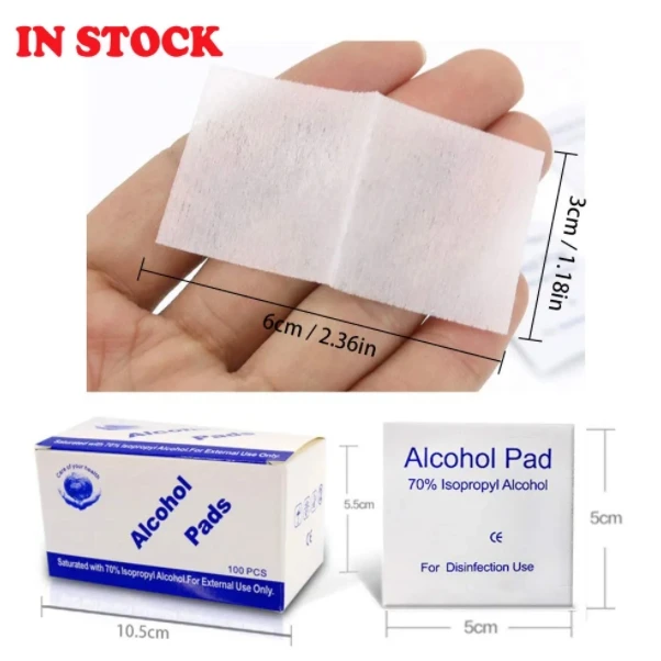 Top Selling Products 2024 Medical Supply Sterile Non-woven Medical Alcohol Swab 70% Isopropyl Wipes Alcohol Prep Pad