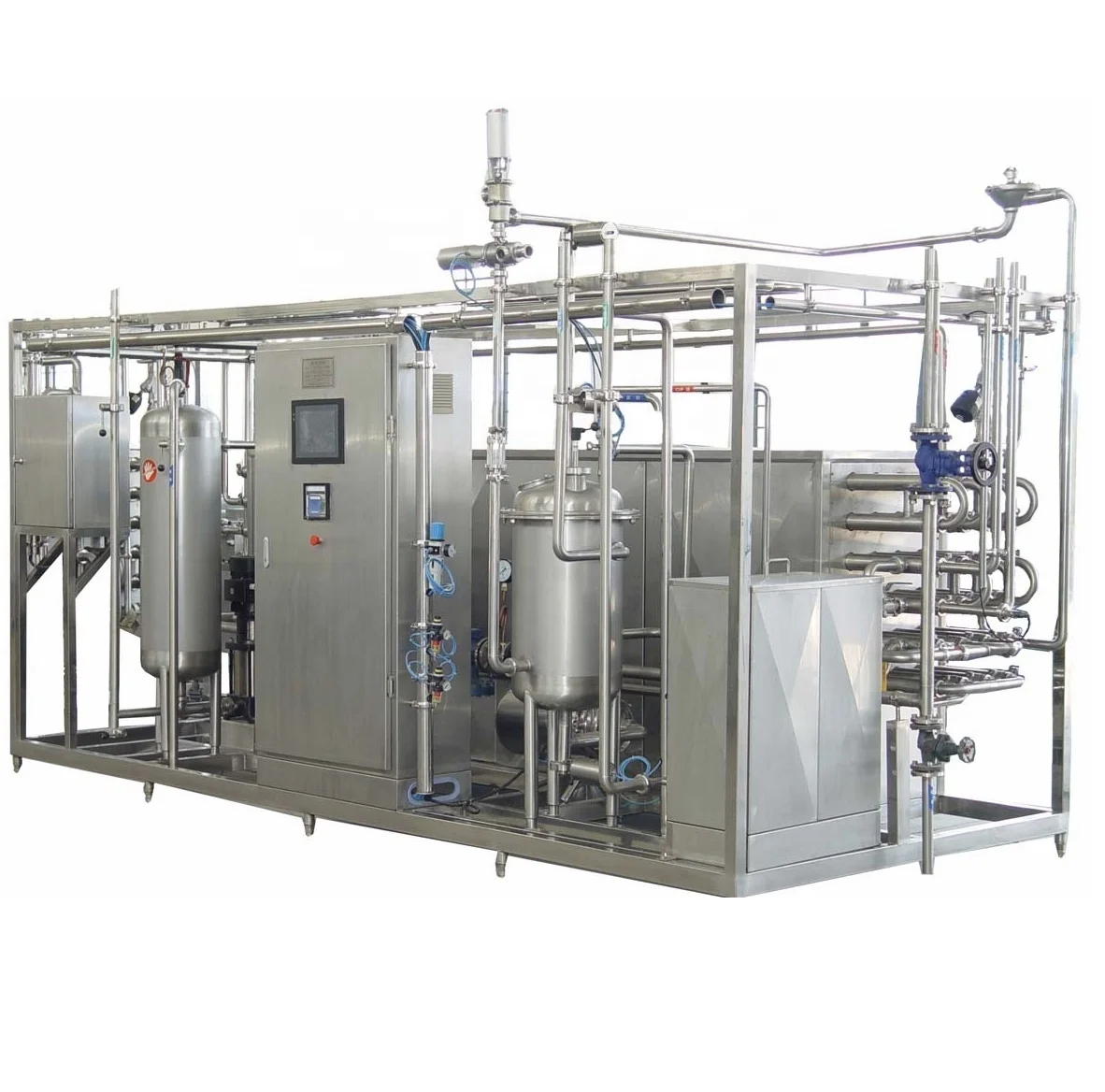 Industrial high safety level energy efficient UHT sterilization 200ML brick package oat milk making machine