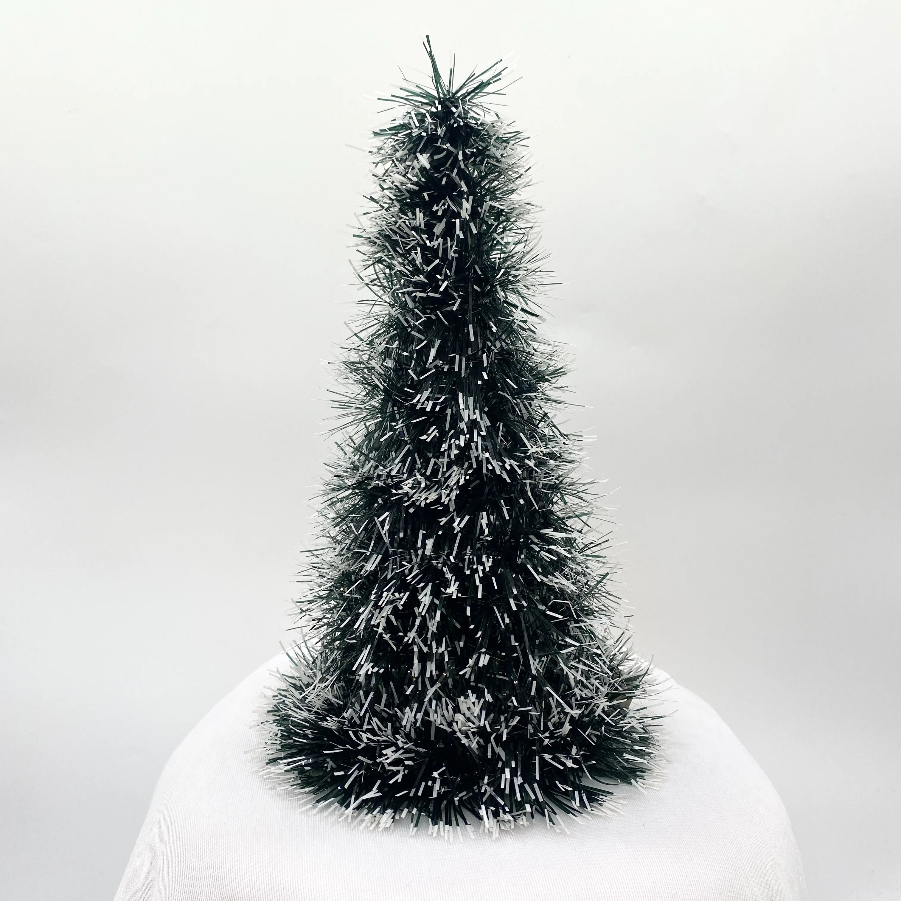 Winter Party Decoration Supplies Mini Christmas Tree 26cm Tinsel Artificial Trees