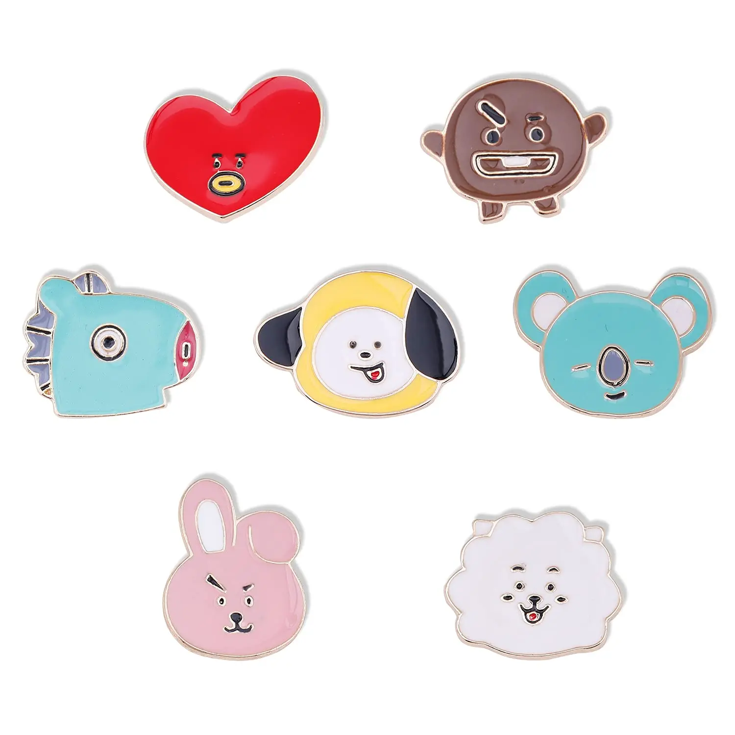 High quality personalized kpop b/ts custom support badge pin