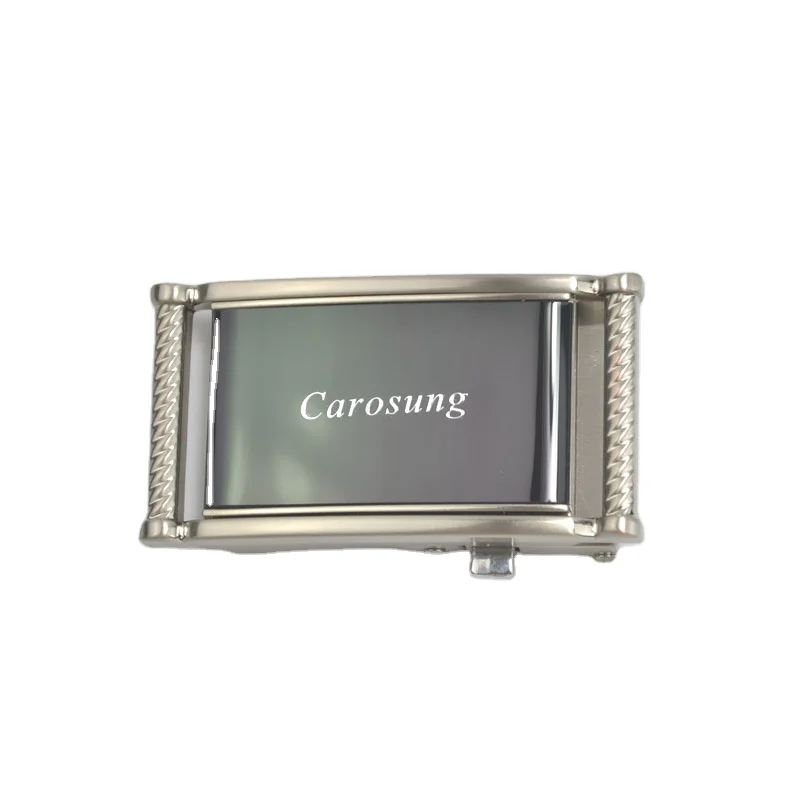 Factory Wholesale Luxury Brand Belt Buckles Silver Metal Buckle Logo Custom Rectangle Solid Clips Square Metal buckles