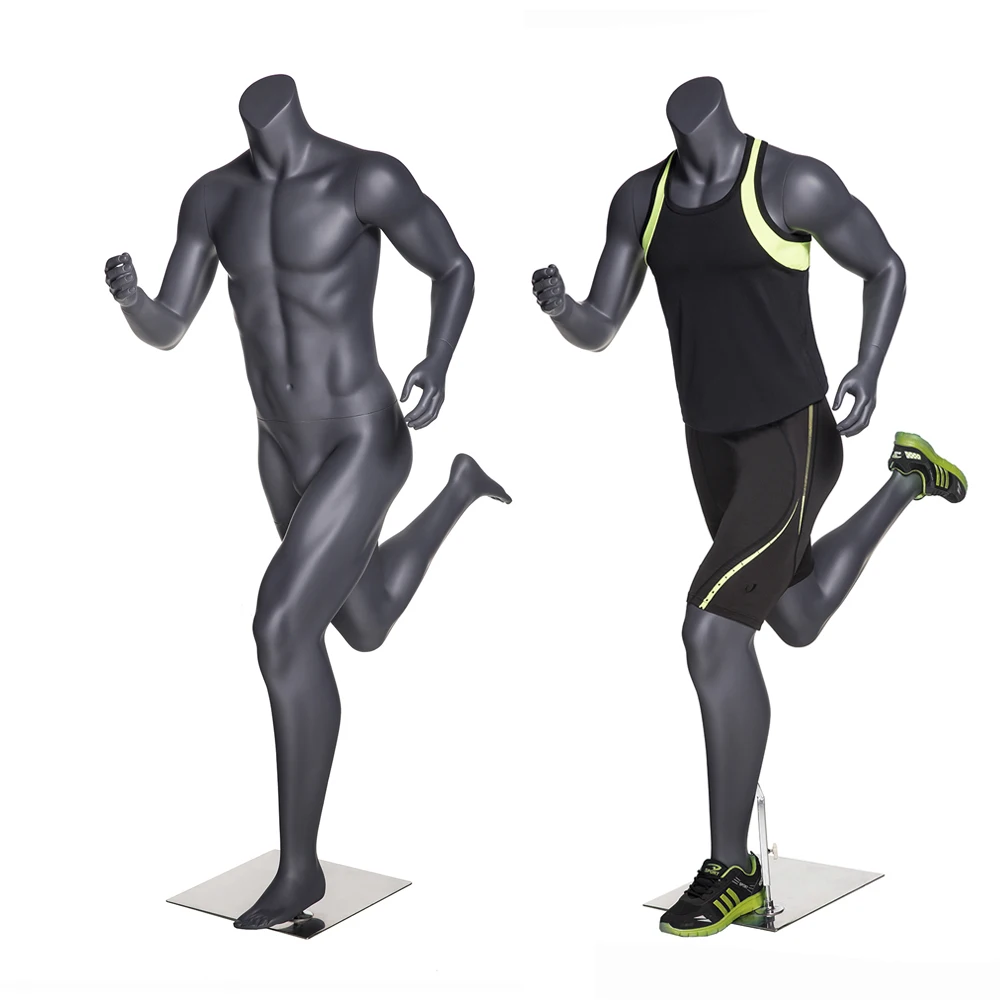 NI-4-H Wholesale Full Body Male Running Sports Suit Display Muscle Athletic Mannequin Fitness Mannequin