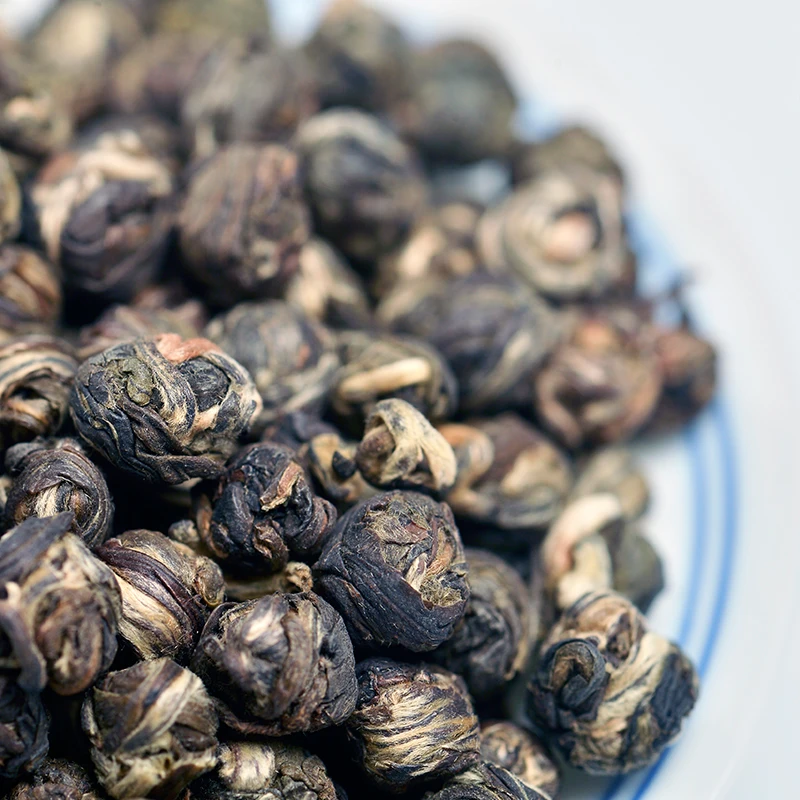 Wholesale Chinese Best Jasmine Green Tea Brand Dragon Pearls Tea