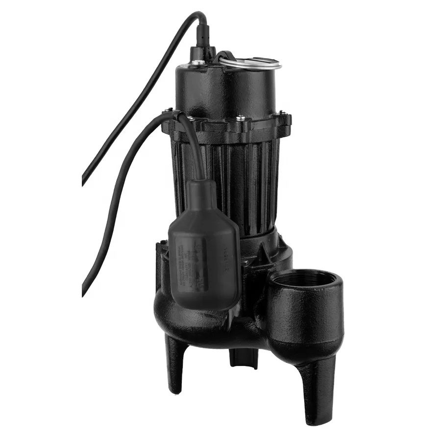 115V/60Hz  1/2HP Black Cast Iron Submersible Water Drainge Electric Sewage Pump