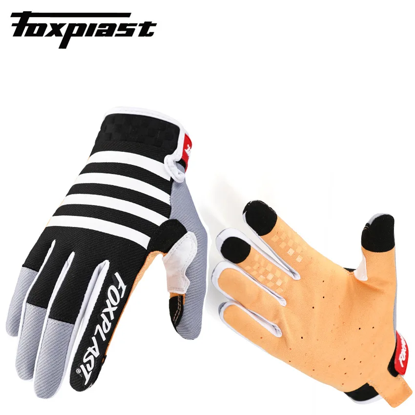 MX Motocross Gloves Customn ATV MTB BMX Dirt Bike Motorcycle Racing Gloves Full Finger Women Men Riding Cycling Sports