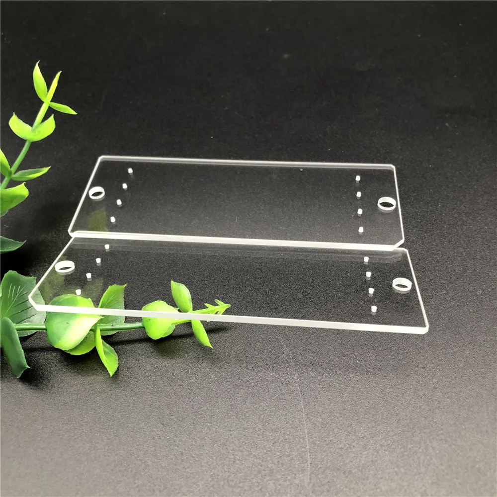 laser drilling custom Varieties  size and shape Hole Glass on 1-19mm Glass