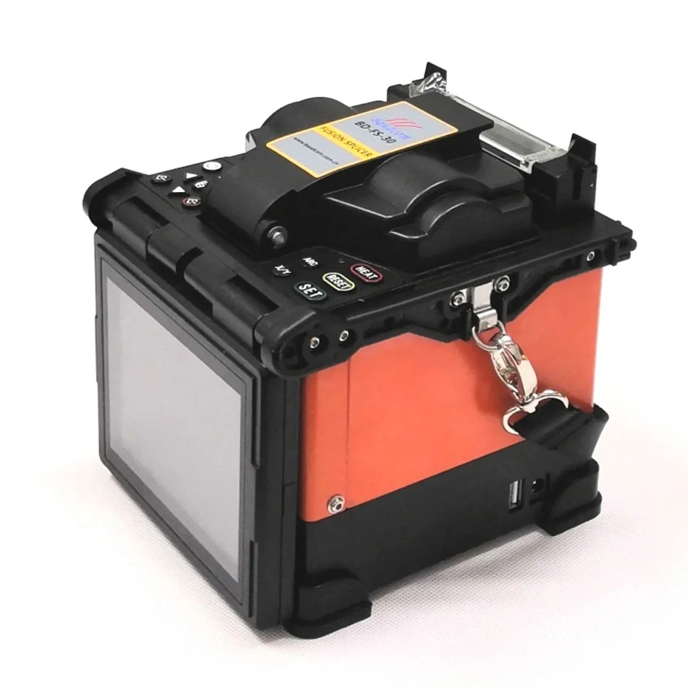 Ftth fusion splicer fiber FTTX Optic welding machine 4 Motos Splicing fiber laser welding machine