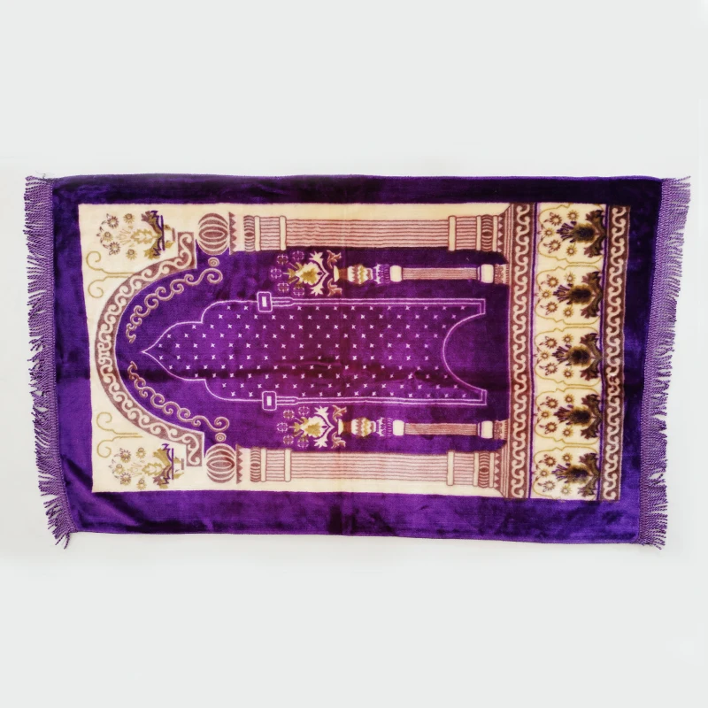 muslim religion prayer mat polyester carpet 70x100cm
