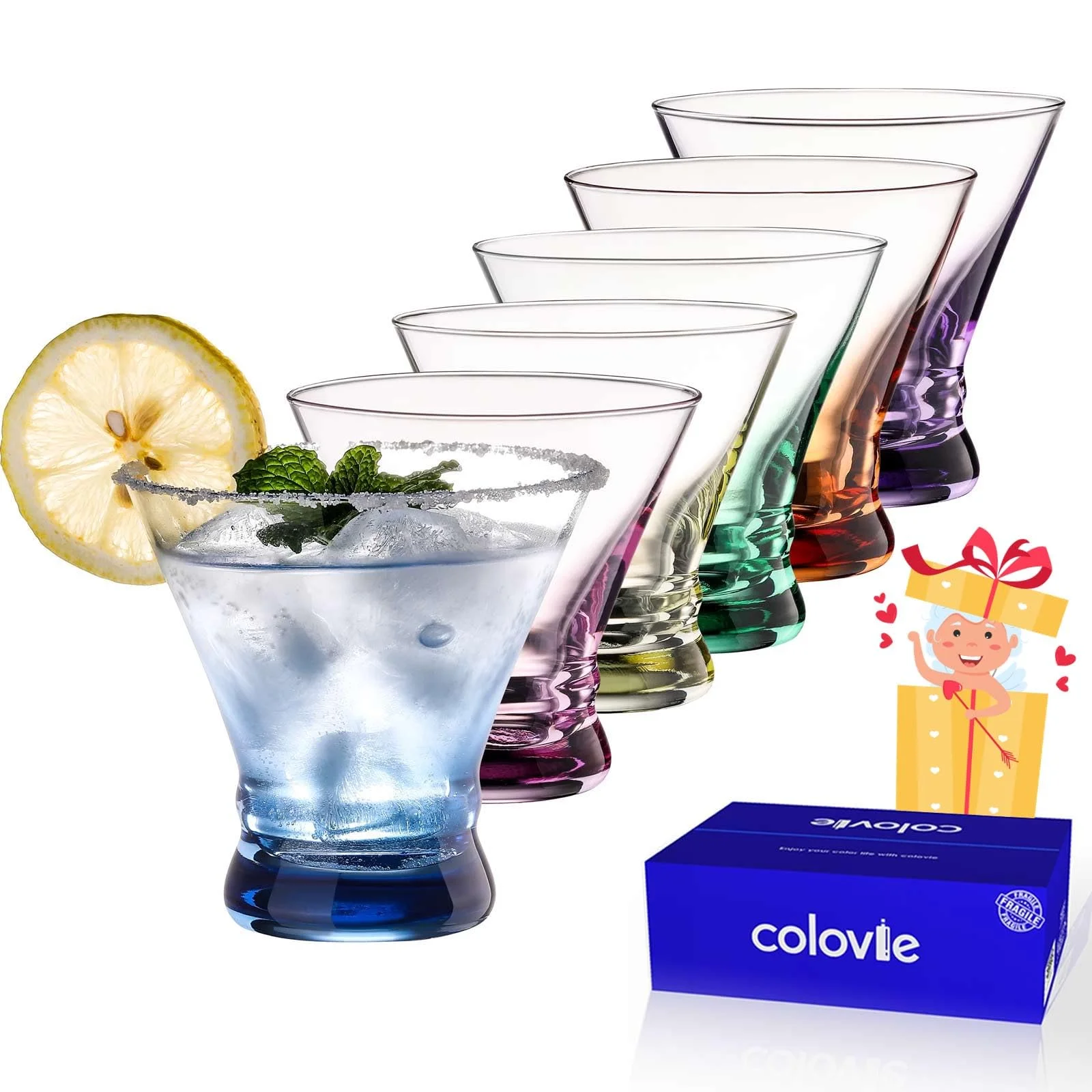 New design hard unbreakable plastic wine glass blue plastic wine glasses factory for sale