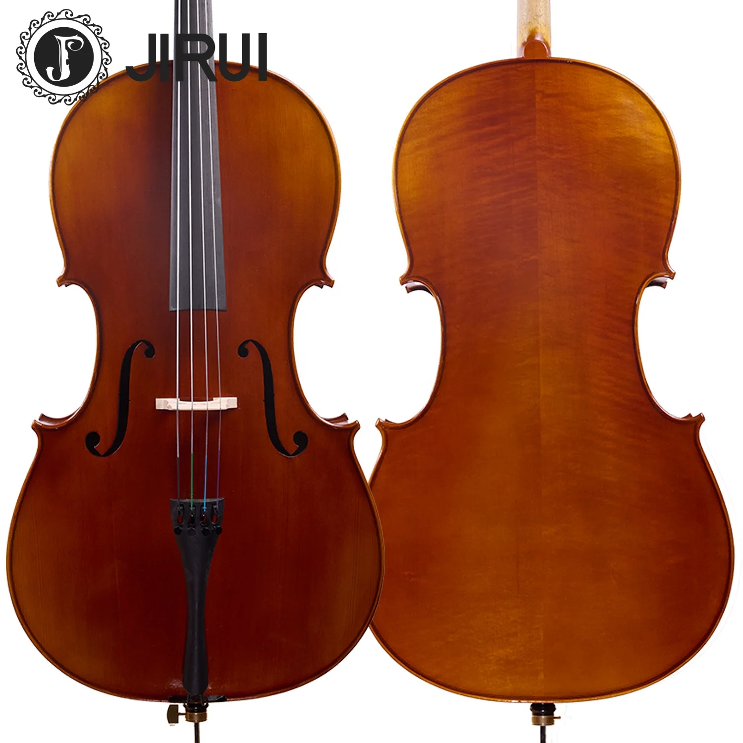Top sale High quality Cello Handmade Brazil Wood Cello flamed maple Advanced European 1/8 Cello 4/4 A+ Style Antique