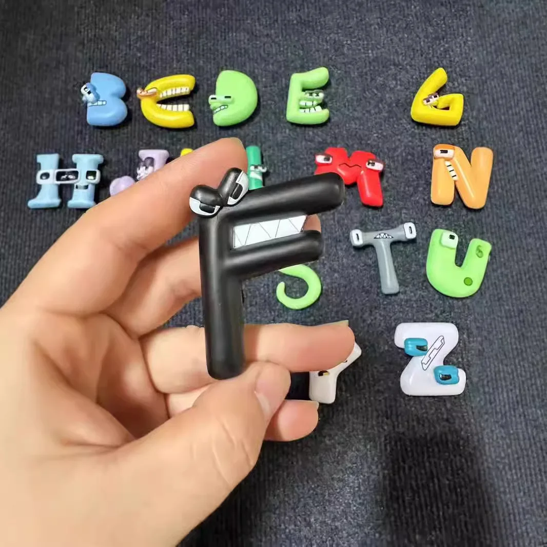 Zealed Kids Creative Alphabet Puzzles ABC Letter Montessori Learning Board Educational Toys for Toddlers pvc letters