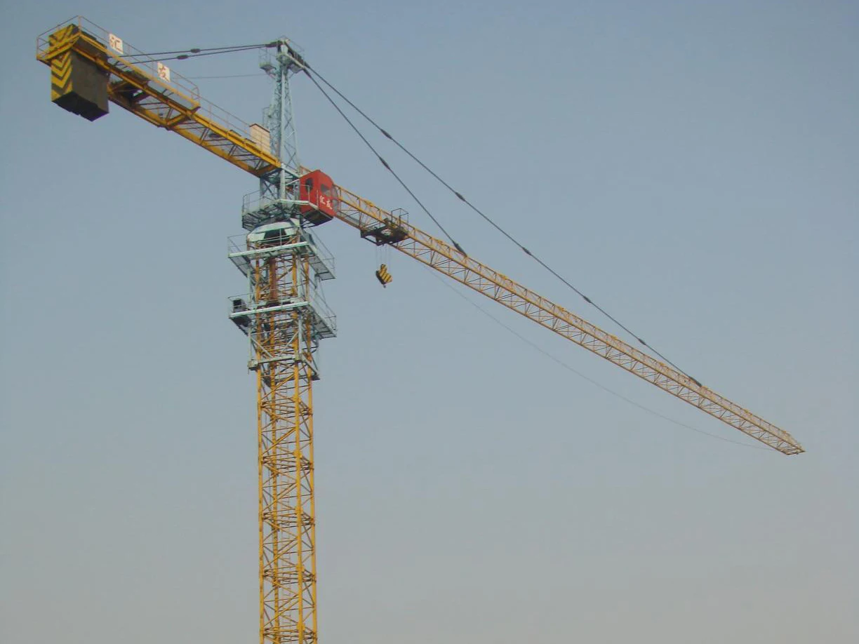 Китайская Строительная лебедка Luffing-jib башенный кран L200-12 на