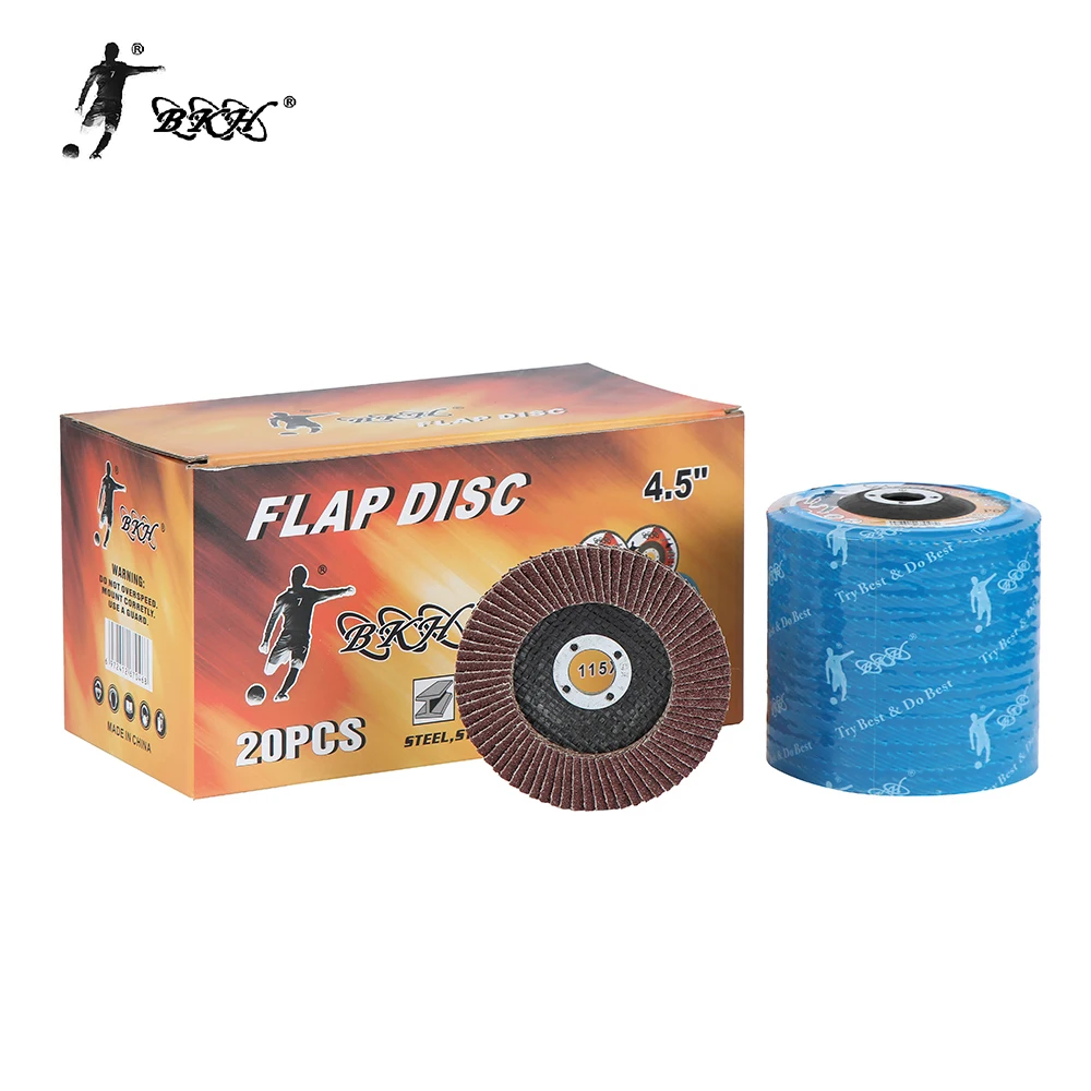 BKH flap disc 125*22.23 5inch  factory direct sell for polishing metal  good quality