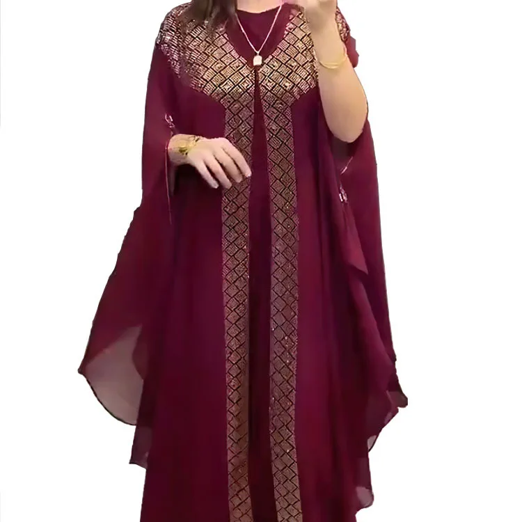 Muslim Fashion Hijab Dress Women middle East Abaya Kaftan Long Robe Dubai Moroccan Arabic Plus Size Vestidos