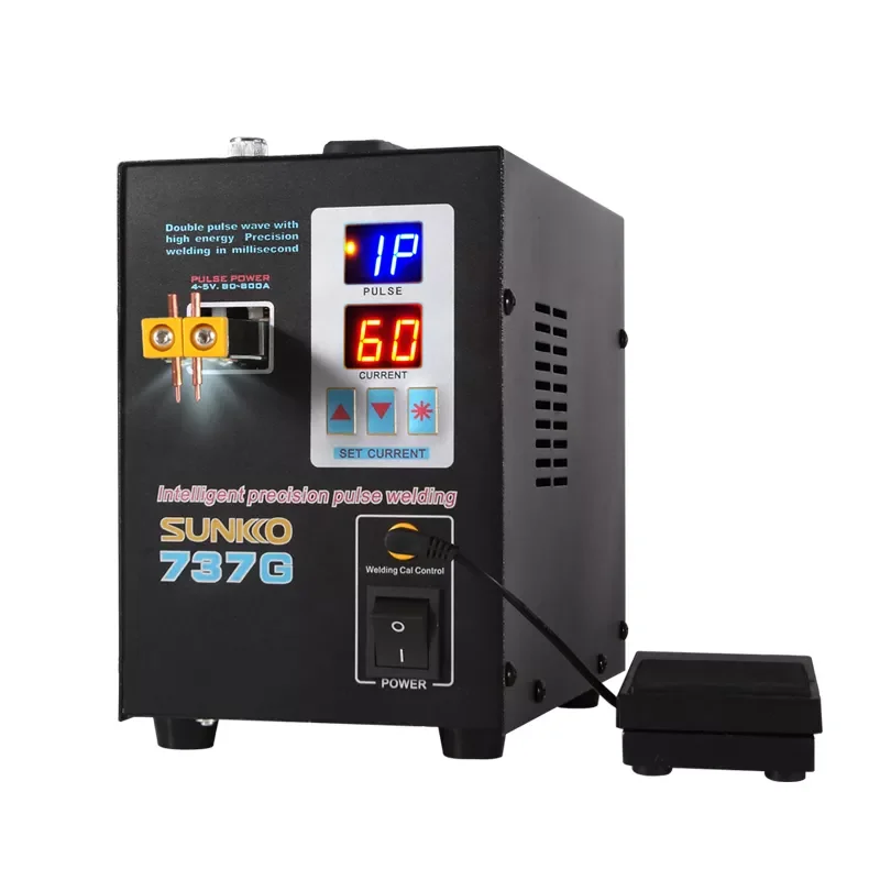 Hot Seller Sunkko 737g 1.5kw Intelligent Precision Pulse Welding 18650 Battery Spot Welder